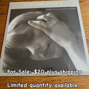 Taylor Swift 2026 12x12 calendar